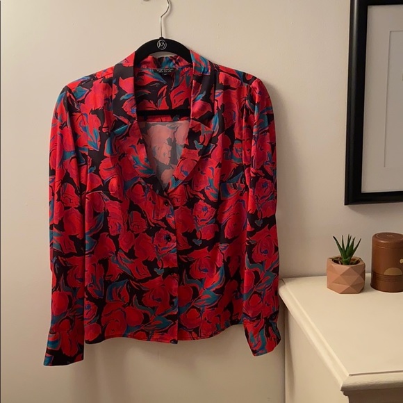 Topshop Tops - Topshop Floral Blouse